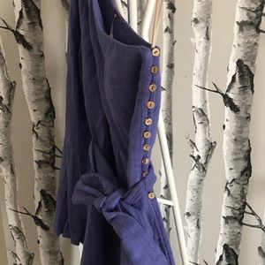 Free People Woven Bell Sleeve Dress